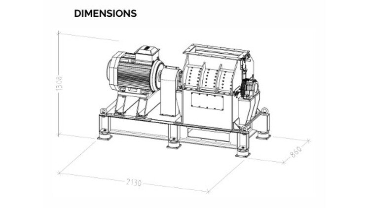 Plaktukinis smulkintuvas mod. "Dynamite 701"  1