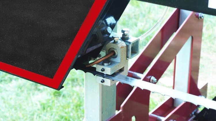 Juostinės pjovimo staklės mod. OPTIMAT Timberland TMC 790S su elektriniu valdymu (aukštyn/žemyn) 8