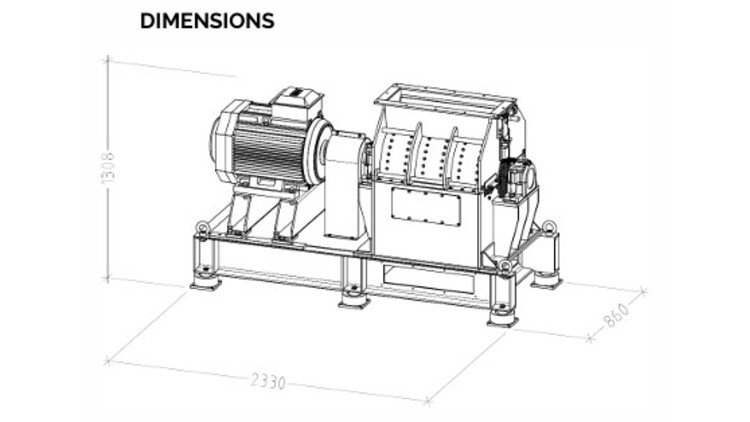 Plaktukinis smulkintuvas mod. "Dynamite 901"  1
