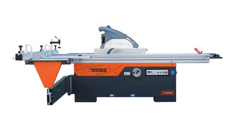 REMA formatinio pjovimo staklės mod. Fx250, stumdomas stalas 3000mm 1