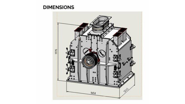 Plaktukinis smulkintuvas mod. "Dynamite 1201"  1