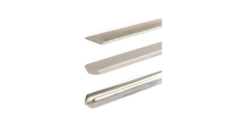 BASIC-LINE tekinimo kaltai HSS M2-KRYO pradedantiesiems, 3 dalių rinkinys 2