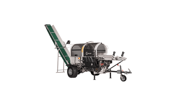 Benzininė, automatinė malkų ruošos mašina mod. LUMAG SSA500GH-PRORS, hidraulinė su benzininiu varikliu