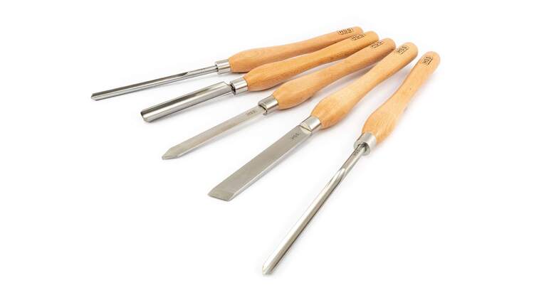 BASIC-LINE tekinimo kaltai HSS M2-KRYO pradedantiesiems, 5 dalių rinkinys