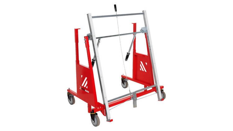 HOLZMANN plokščių transportavimo įrenginys mod. PW3025KIPP – 150 kg keliamoji galia, pakreipiamas ir su kėlimo mechanizmu