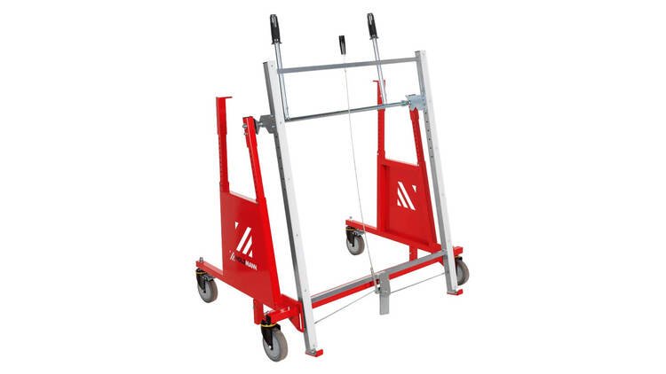 HOLZMANN plokščių transportavimo įrenginys mod. PW3025KIPP – 150 kg keliamoji galia, pakreipiamas ir su kėlimo mechanizmu 5