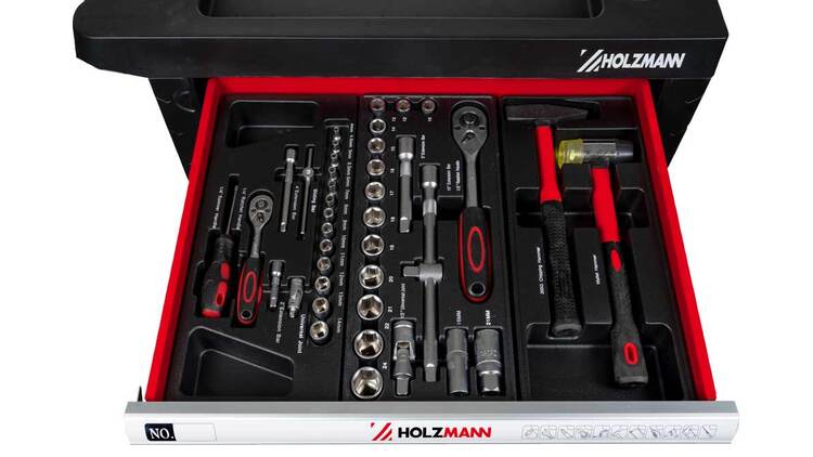 Holzmann mobili įrankių spintelė su įrankiais mod. WW770W 4