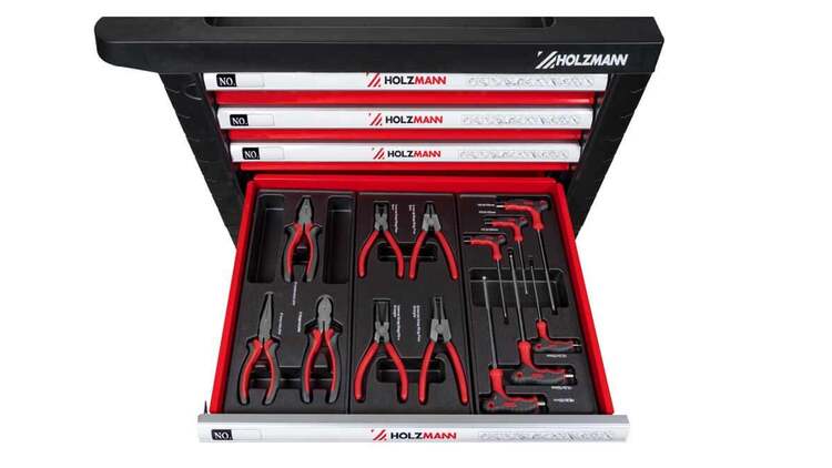 Holzmann mobili įrankių spintelė su įrankiais mod. WW770W 3