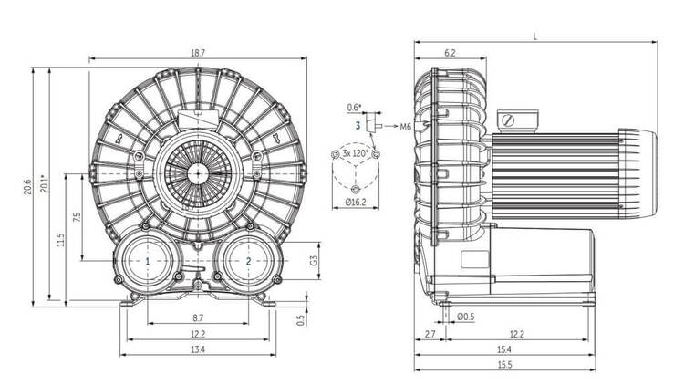 Vakuuminis siurblys mod. Becker SV 500/1