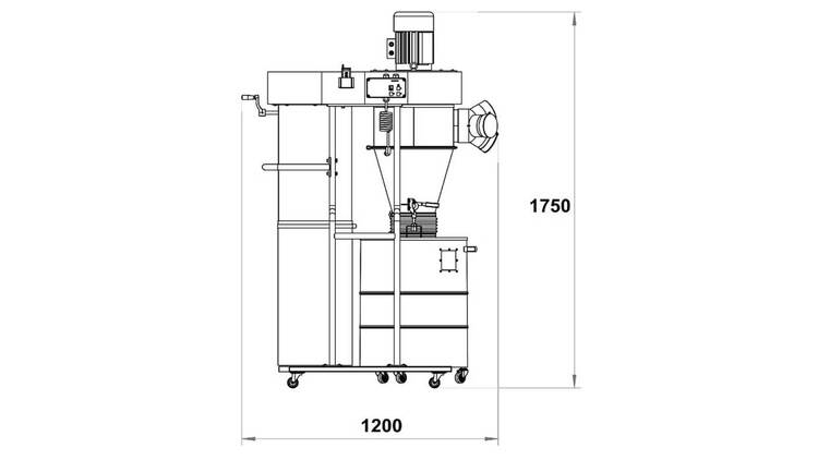 Drožlių nutraukėjas mod. OPTIMAT RLA2000 3