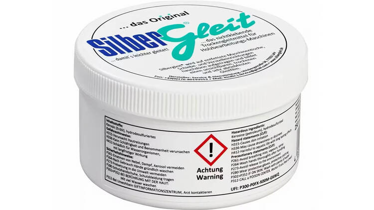 SILBERGLEIT slydimo tepalas, plastikinis indelis, su užsukamu dangteliu, 250 ml 1