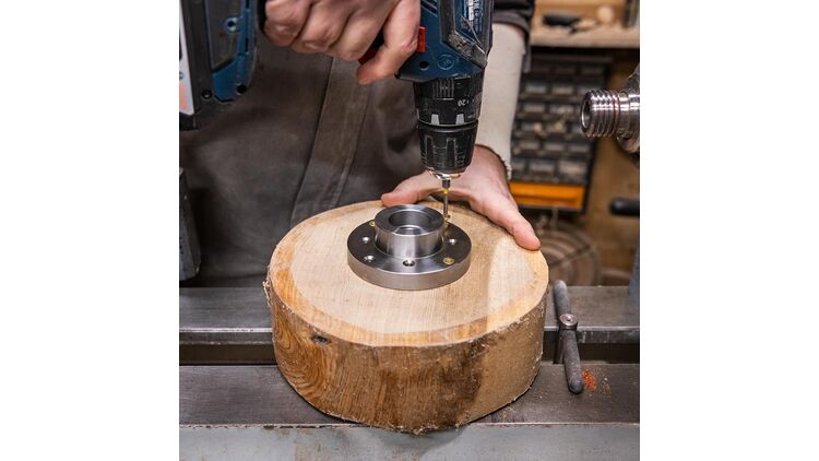 Axminster Woodturning priekinė plokštelė - M33 X 3.5MM