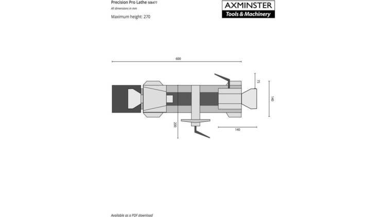 "Axminster Trade" tekinimo staklės AT150PPL