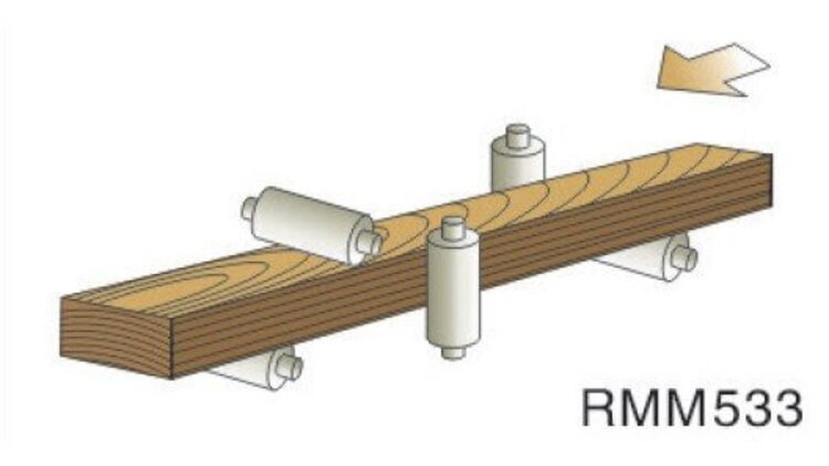 Keturpusės obliavimo staklės mod. REIGNMAC RMM533