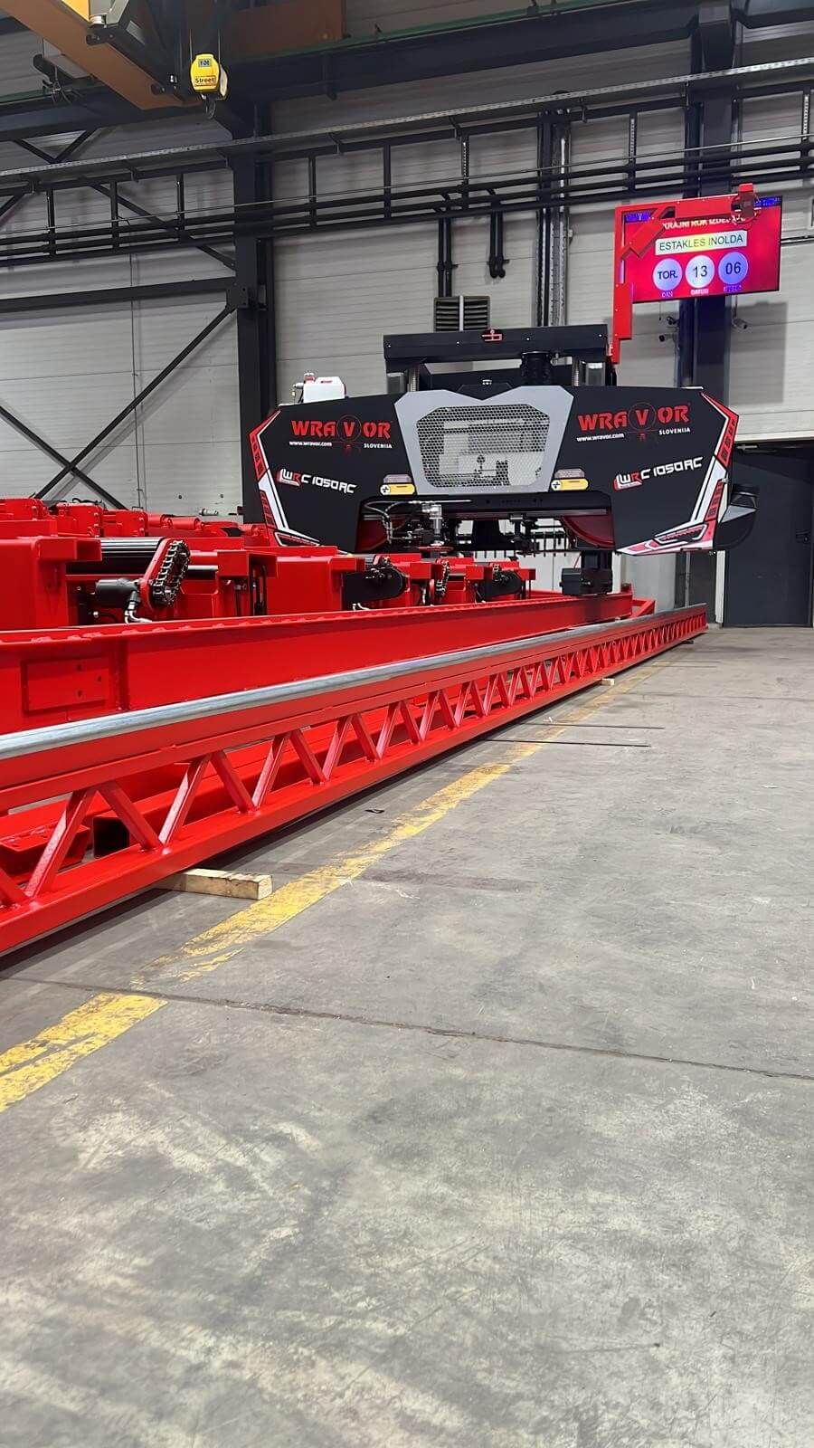 WRAVOR juostiniai pjūklai rąstams